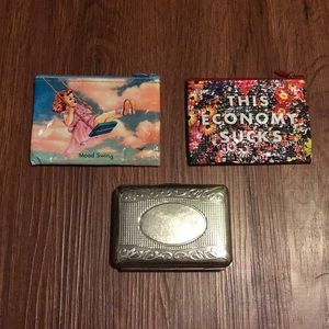 (SALE 2/&15) 3 Vintage Pouches